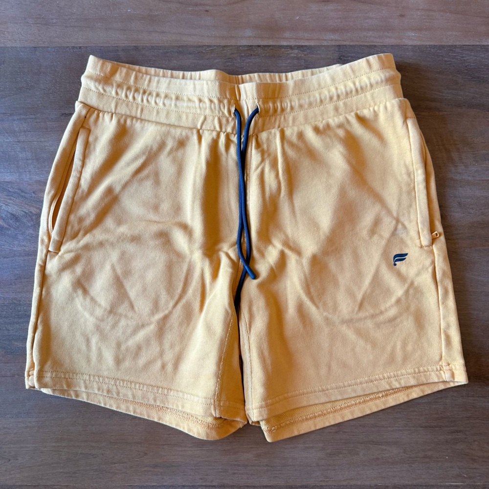 ⚡️3/$20 Fabletics Men's Yellow Drawstring Athletic Shorts